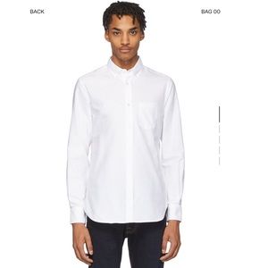 Officine Generale White Antime Oxford Shirt